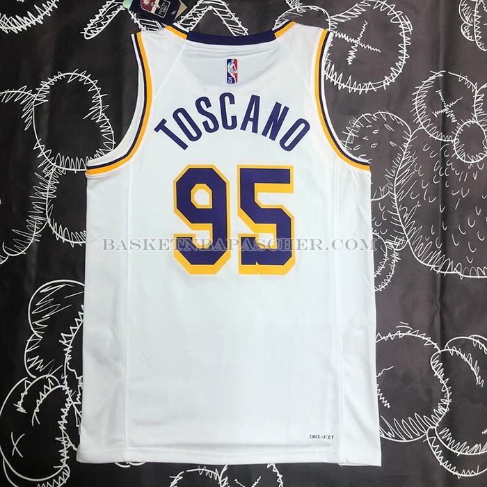 Maillot Los Angeles Lakers Juan Toscano-Anderson NO 95 Association 2021-22 Blanc